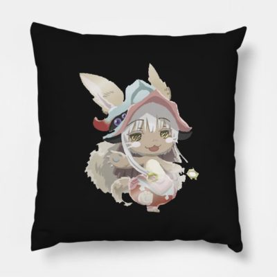 Nanachi Made In Abyss Sticker Throw Pillow Official Made In Abyss Merch