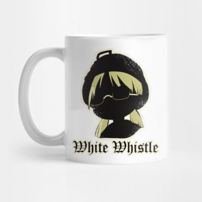 Made In Abyss Riko Grunge White Whistle Silhouette Mug Official Made In Abyss Merch