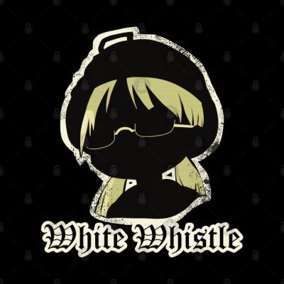 Made In Abyss Riko Grunge White Whistle Silhouette Throw Pillow Official Made In Abyss Merch