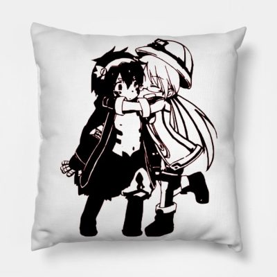 Made In Abyss Reg And Riko Throw Pillow Official Made In Abyss Merch