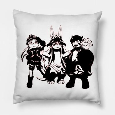 Made In Abyss Nanachi Riko And Reg Throw Pillow Official Made In Abyss Merch