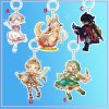 Anime Keychain Made In Abyss Riko Nanachi Acrylic Keyring strap Figure Hanging Accessories 6cm - Made In Abyss Store