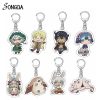 Anime Made In Abyss Nanachi Acrylic Keychains Pendant Holder Cartoon Key Chains Keyrings for Bags New - Made In Abyss Store