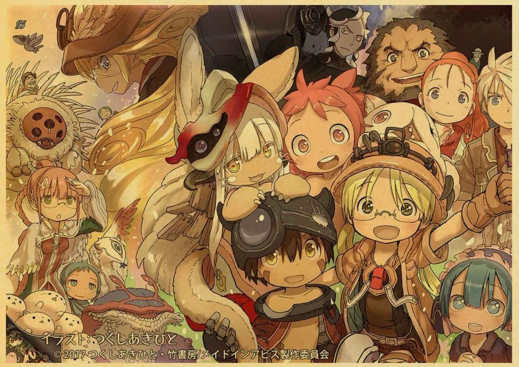 Made In Abyss anime retro poster sticker bar wall stickers decorative mural wall decoration home 16 - Made In Abyss Store