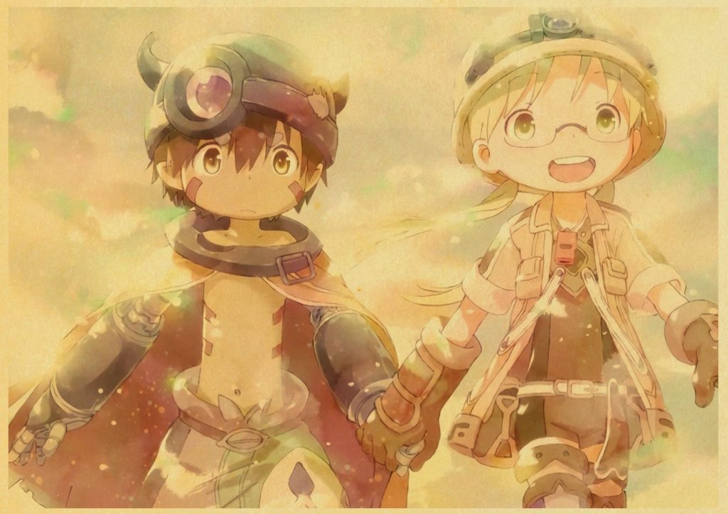 Made In Abyss anime retro poster sticker bar wall stickers decorative mural wall decoration home 22 - Made In Abyss Store