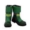 Prushka Shoes Cosplay Made in Abyss Prushka Cosplay Boots Green Shoes Custom Made Any Size for 1 - Made In Abyss Store