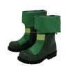 Prushka Shoes Cosplay Made in Abyss Prushka Cosplay Boots Green Shoes Custom Made Any Size for 2 - Made In Abyss Store