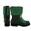 Prushka Shoes Cosplay Made in Abyss Prushka Cosplay Boots Green Shoes Custom Made Any Size for 3 - Made In Abyss Store