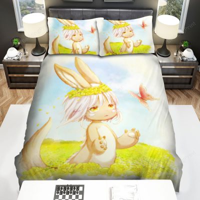 made in abyss adorable nanachi artwork bed sheets spread duvet cover bedding sets - Made In Abyss Store