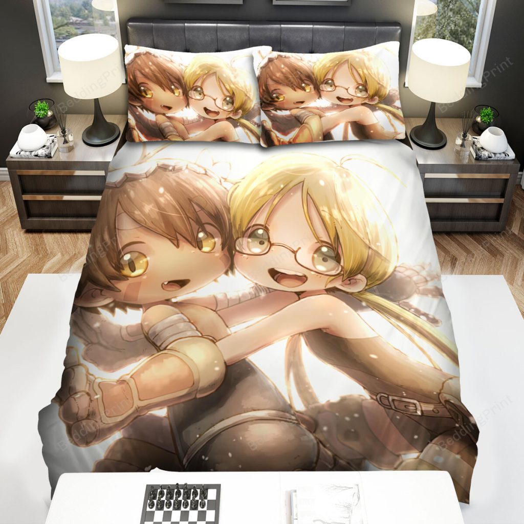 made in abyss reg amp riko happy together bed sheets spread duvet cover bedding sets - Made In Abyss Store