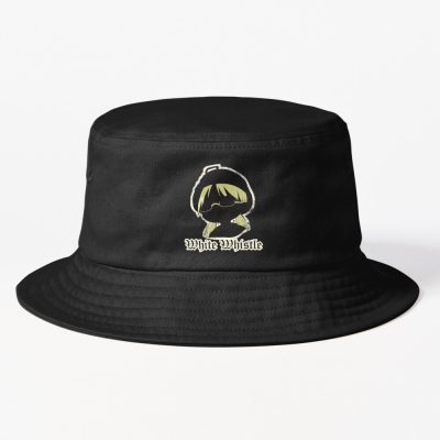 Made In Abyss Riko Grunge White Whistle Silhouette Bucket Hat Official Made In Abyss Merch