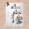 Made In Abyss: Nanachi, Reg, Riko Print Throw Blanket Official Made In Abyss Merch
