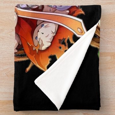 Made In Abyss Anime / Reg And Riko Throw Blanket Official Made In Abyss Merch