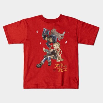 Made In Abyss Reg And Riko Kids T-Shirt Official Cow Anime Merch