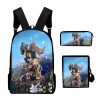 Creative Made in Abyss Anime 3D Print 3pcs Set pupil School Bags Laptop Daypack Backpack Inclined 1 - Made In Abyss Store