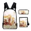 Creative Made in Abyss Anime 3D Print 3pcs Set pupil School Bags Laptop Daypack Backpack Inclined 2 - Made In Abyss Store