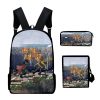 Creative Made in Abyss Anime 3D Print 3pcs Set pupil School Bags Laptop Daypack Backpack Inclined 3 - Made In Abyss Store