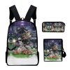Creative Made in Abyss Anime 3D Print 3pcs Set pupil School Bags Laptop Daypack Backpack Inclined 4 - Made In Abyss Store