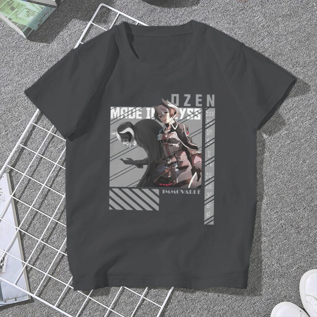 Ozen the Immovable Feminine Shirts Made In Abyss Oversized T shirt Goth Vintage Female Blusas - Made In Abyss Store